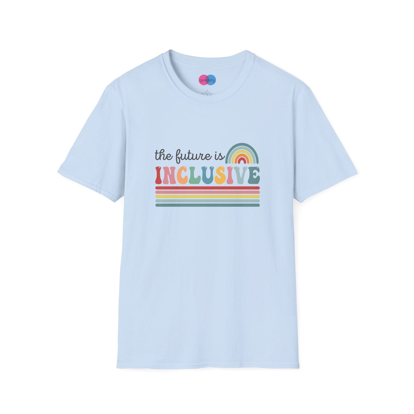The Future Is Inclusive with Rainbow | Softstyle T-Shirt