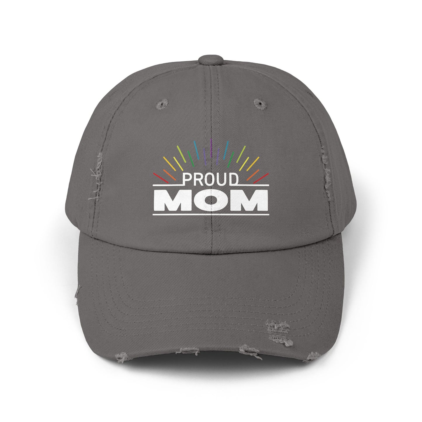 Proud Mom | Distressed Unisex Cap