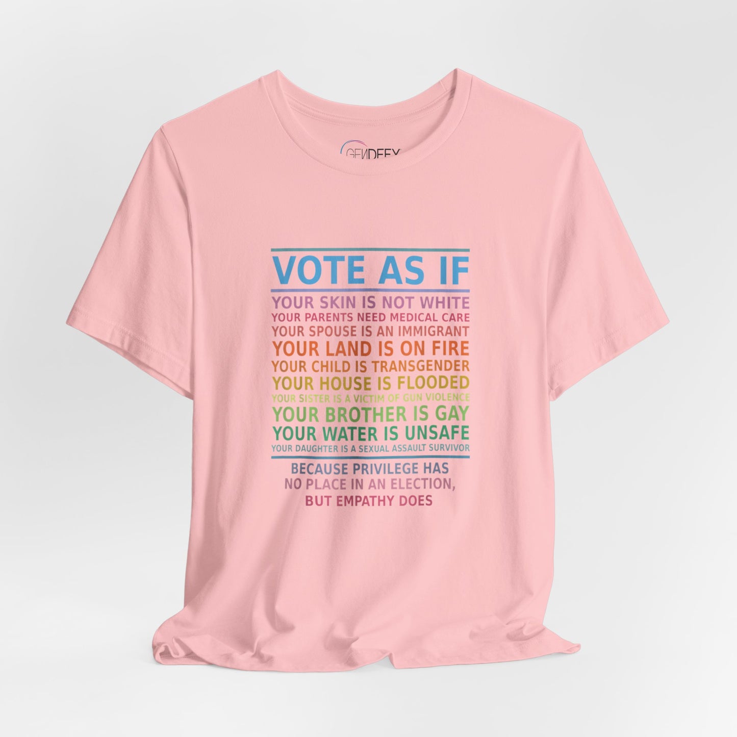 Vote With Empathy | Adult T-Shirt
