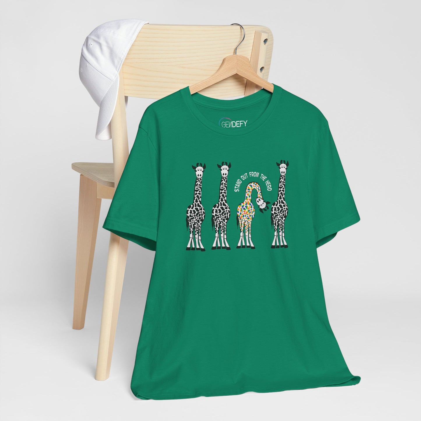 Giraffe - Stand Out From the Herd | Adult Tee