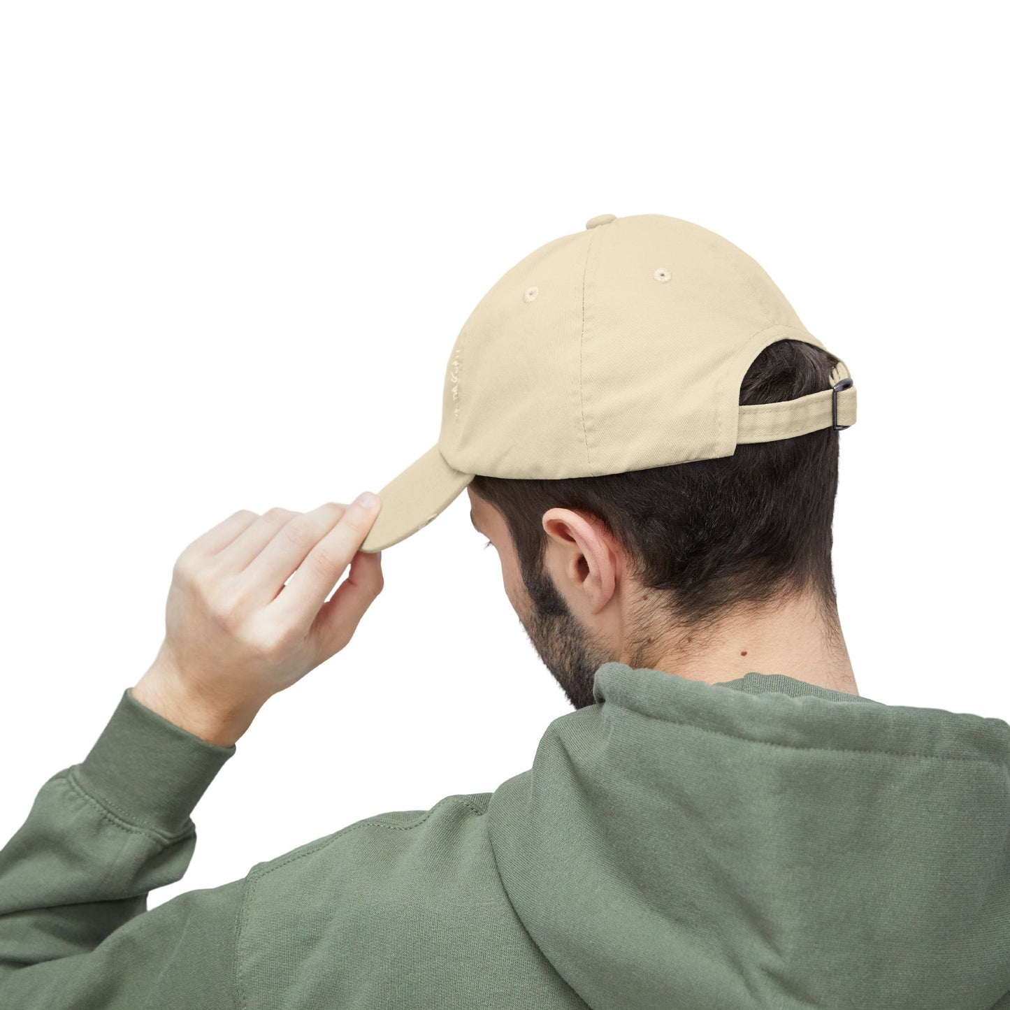 You Belong Distressed Unisex Cap with Vintage Mountain Design