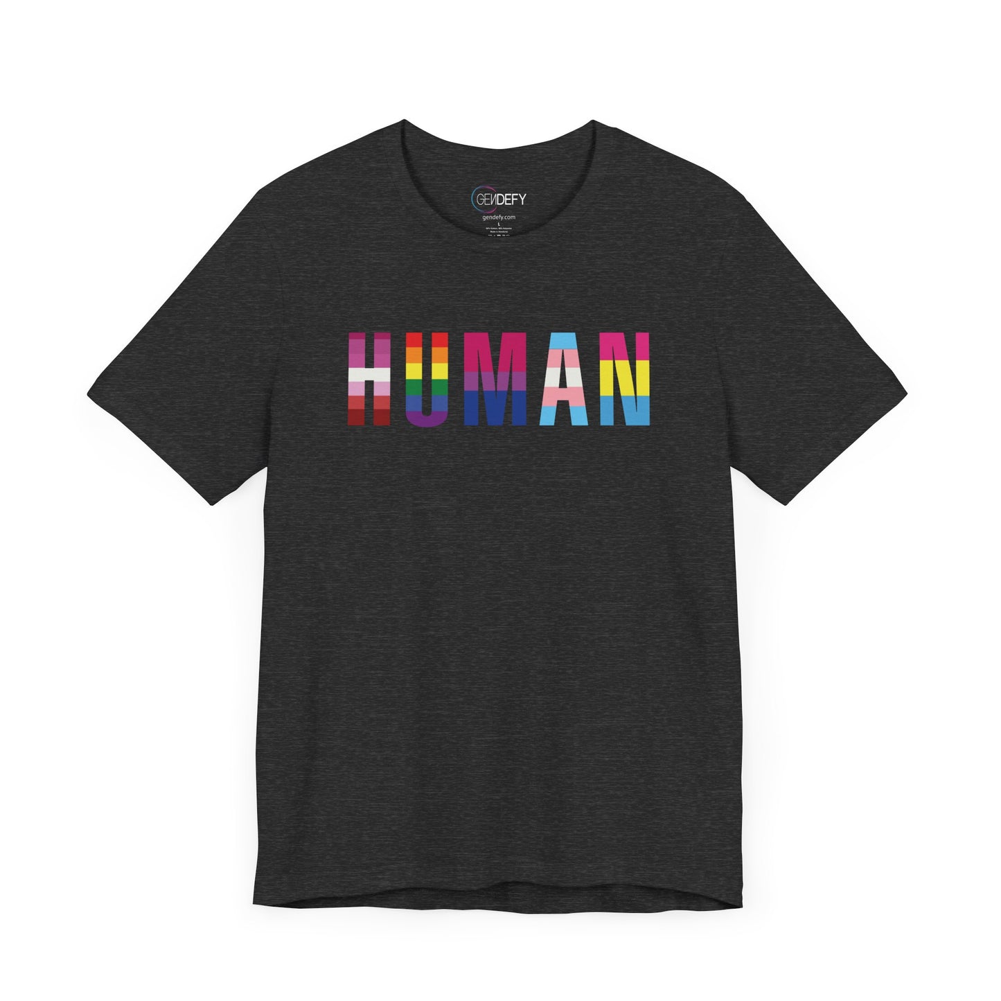 HUMAN Pride Flag - T-Shirt