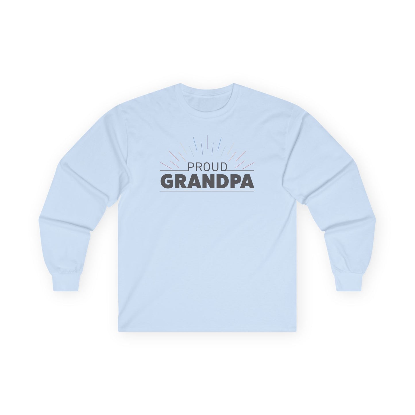 Proud Grandpa Long Sleeve Tee - Unisex Ultra Cotton Shirt for Father's Day