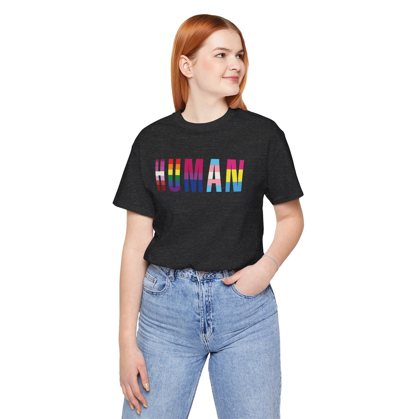 HUMAN Pride Flag - T-Shirt