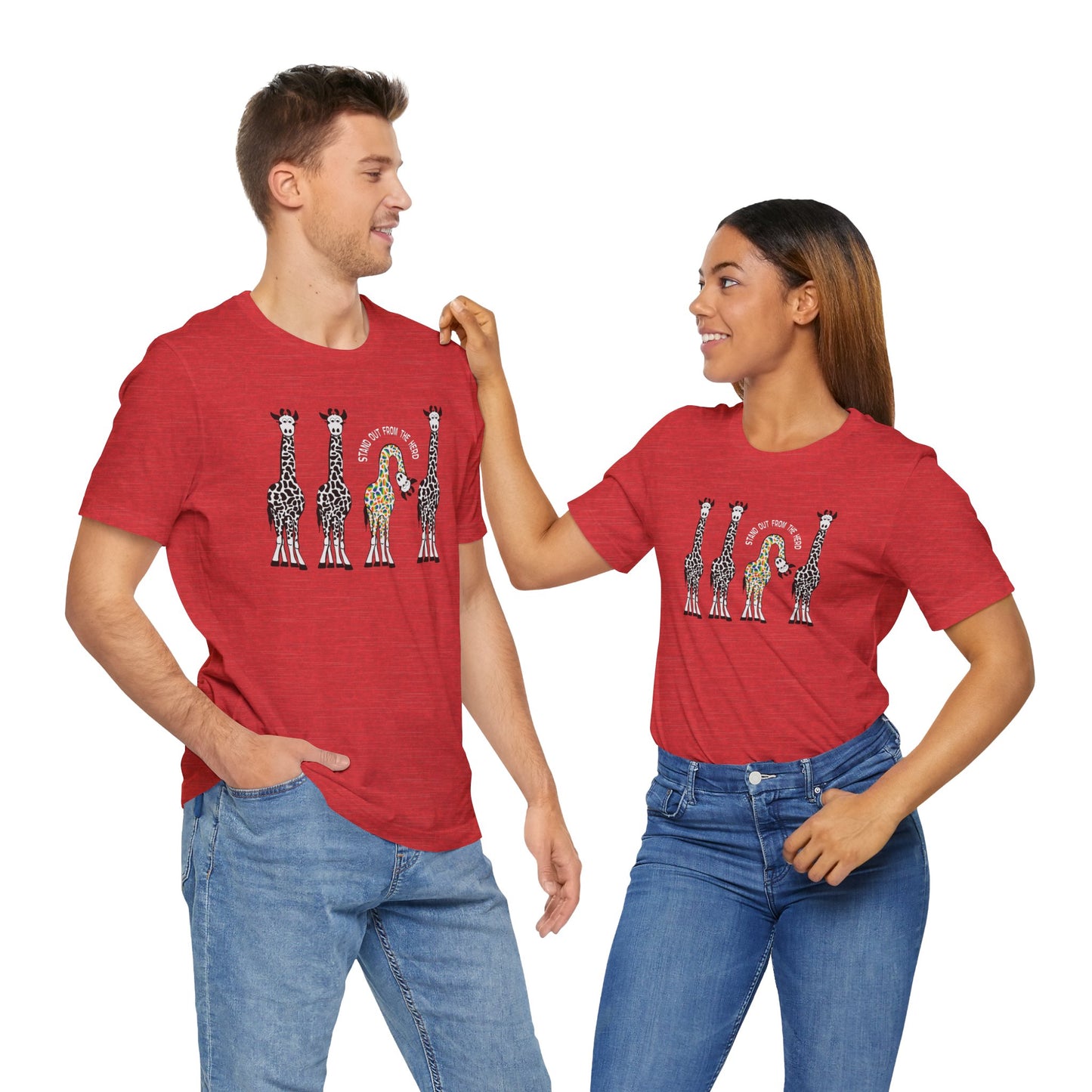 Giraffe - Stand Out From the Herd | Adult Tee