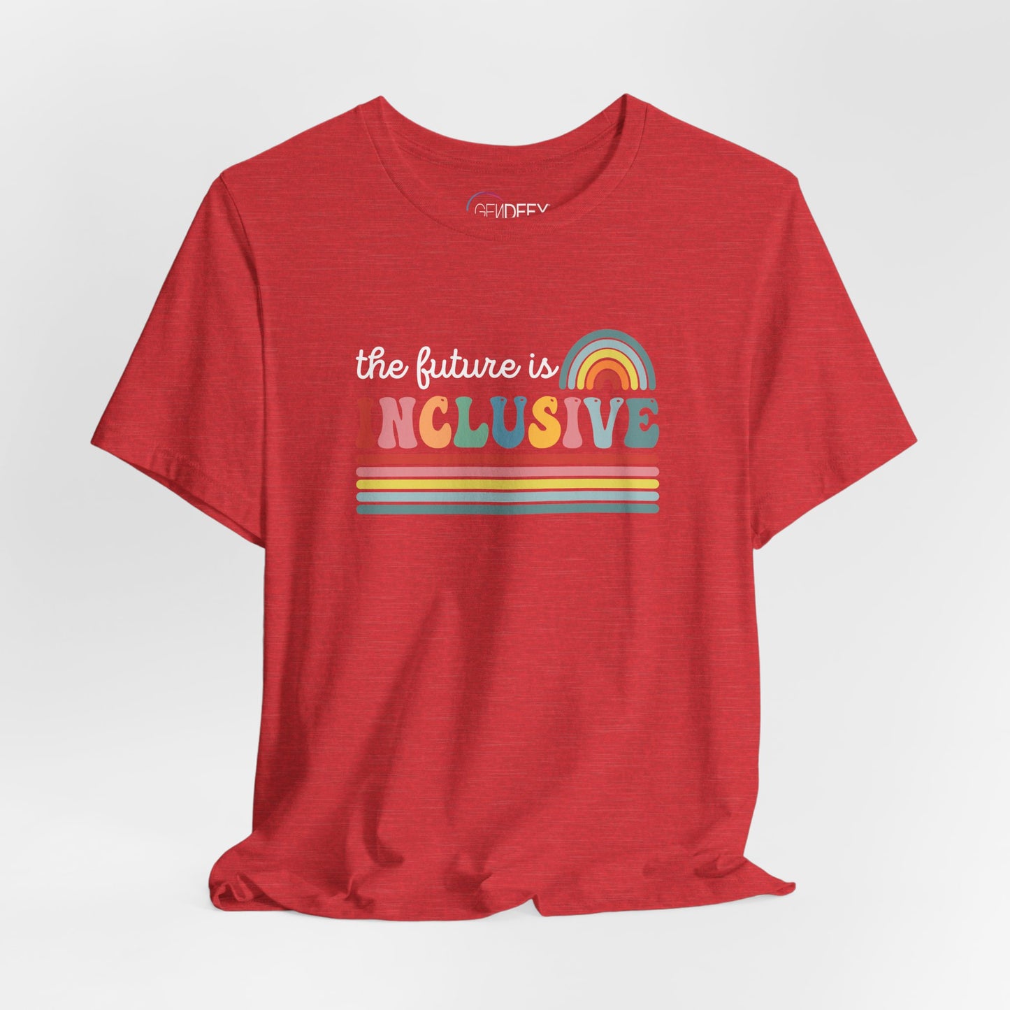 The Future Is Inclusive with Rainbow | Adult T-Shirt