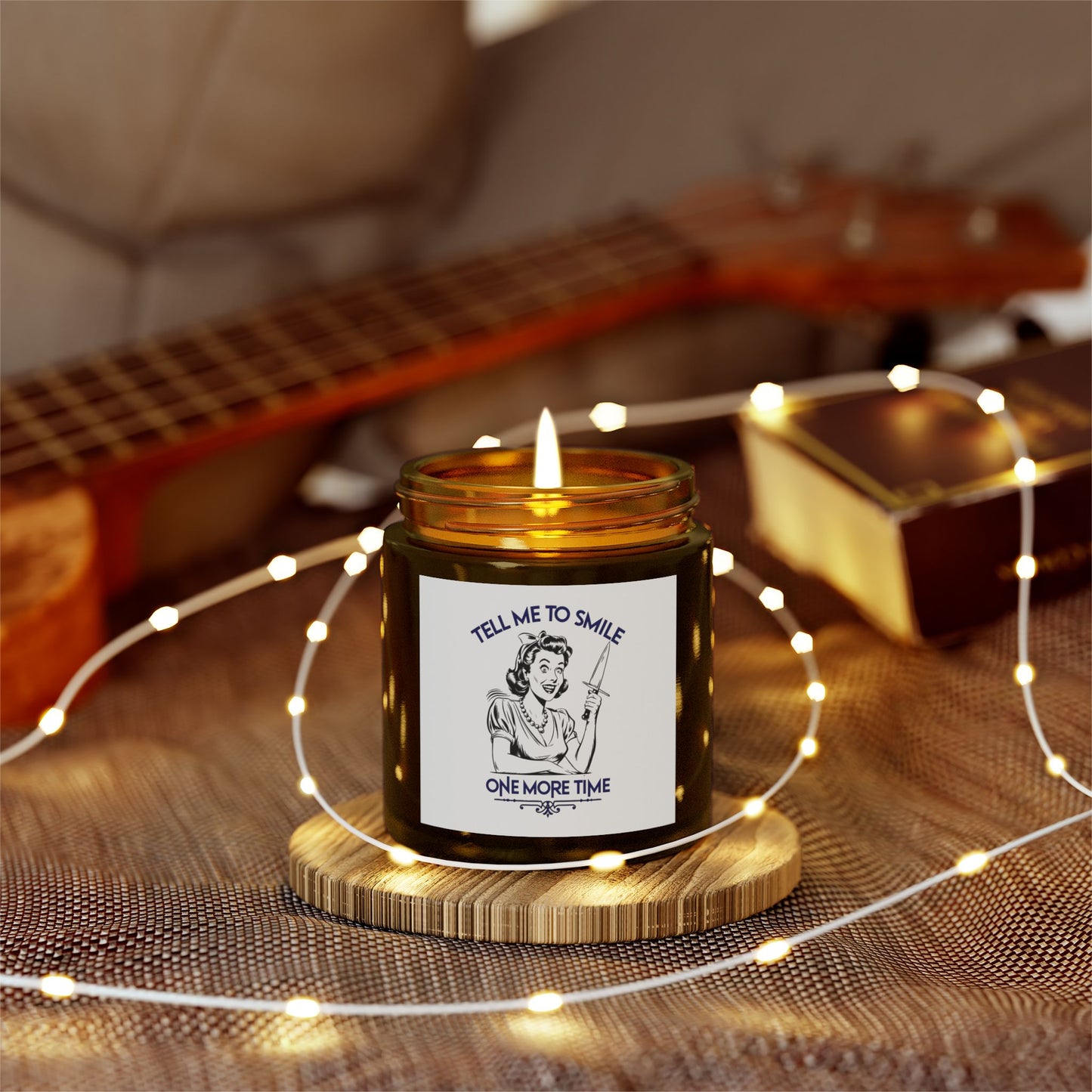 Tell Me to Smile One More Time | Scented Candles Coconut Apricot Wax