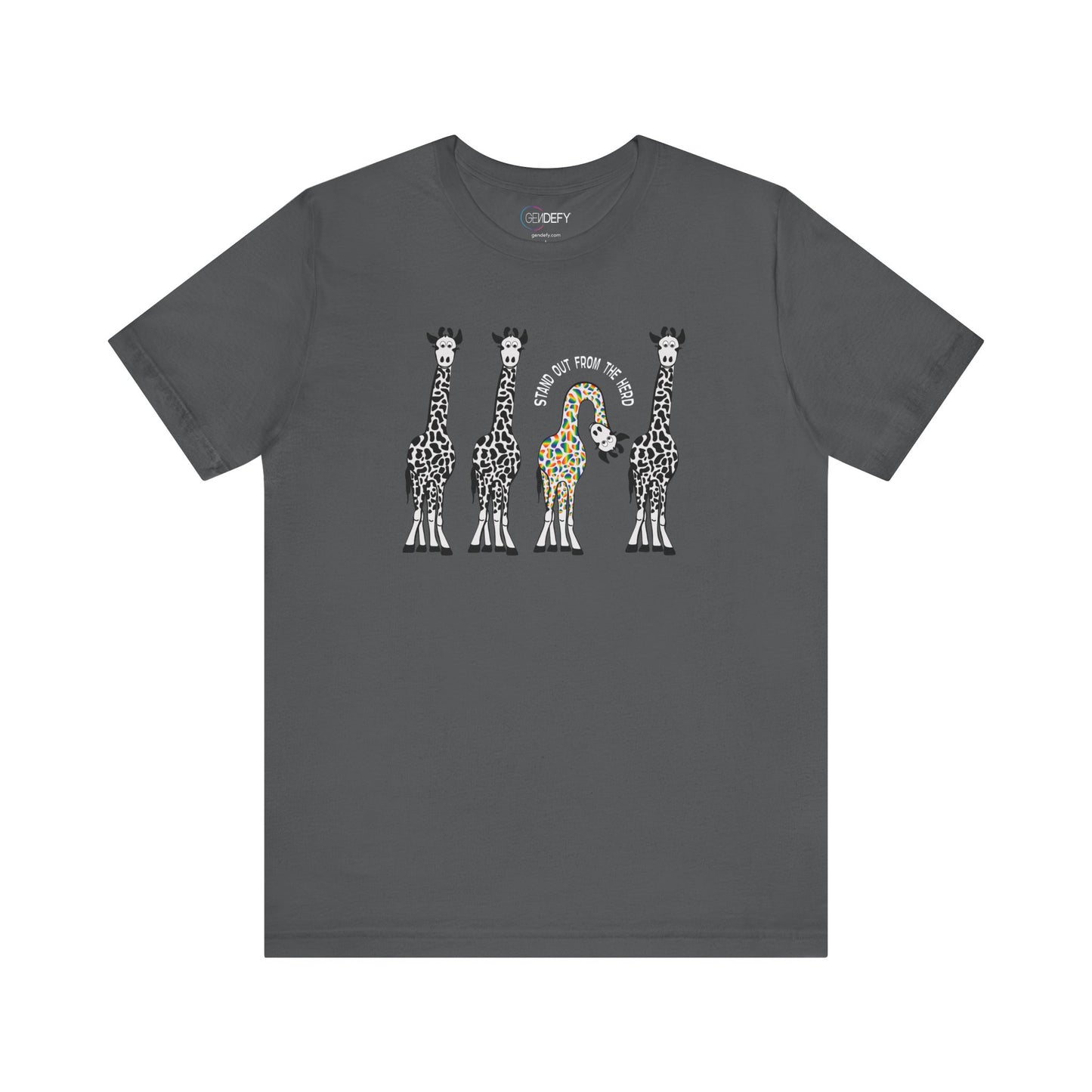 Giraffe - Stand Out From the Herd | Adult Tee