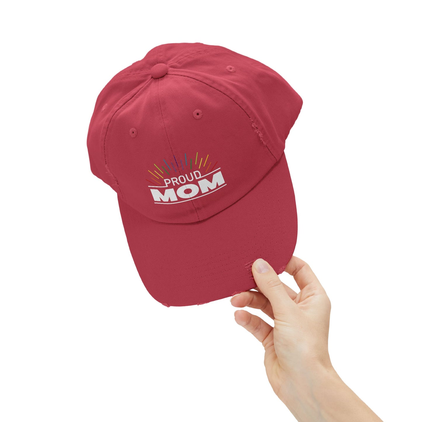 Proud Mom | Distressed Unisex Cap