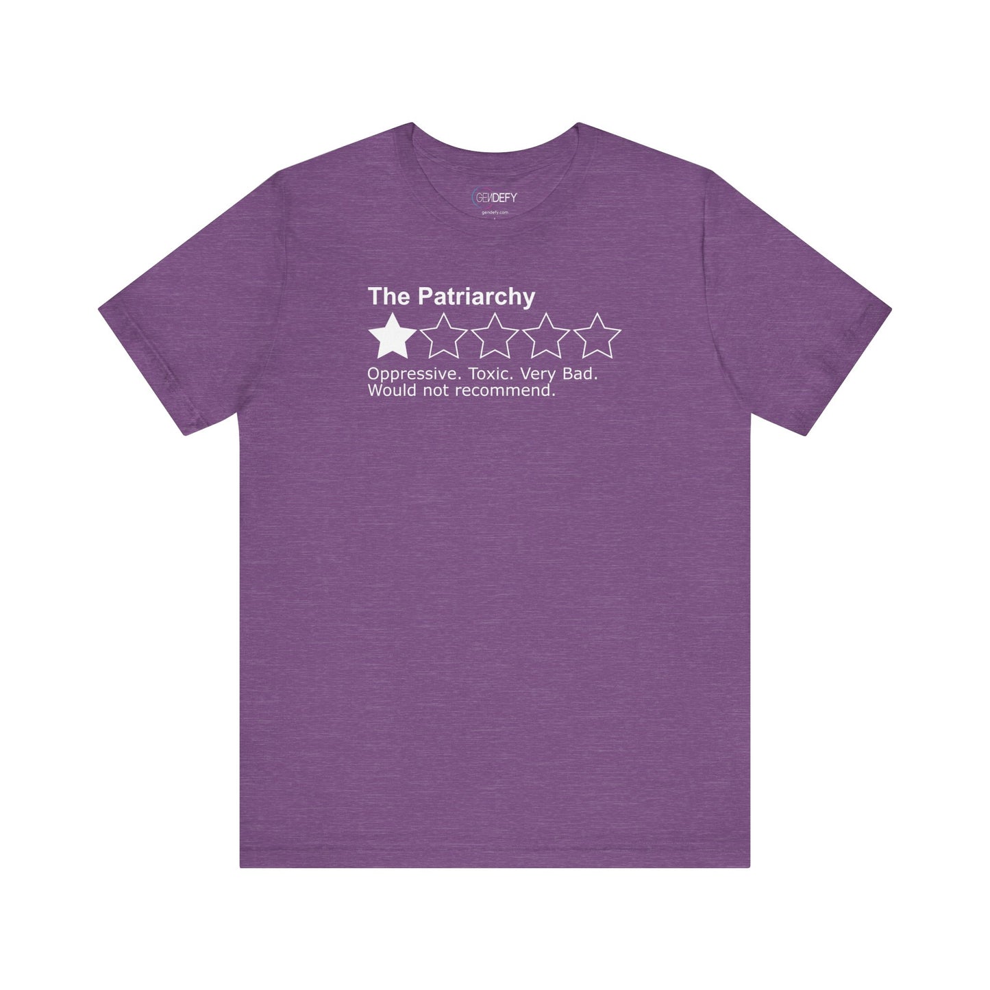 Patriarchy – 1 Star | Adult Tee
