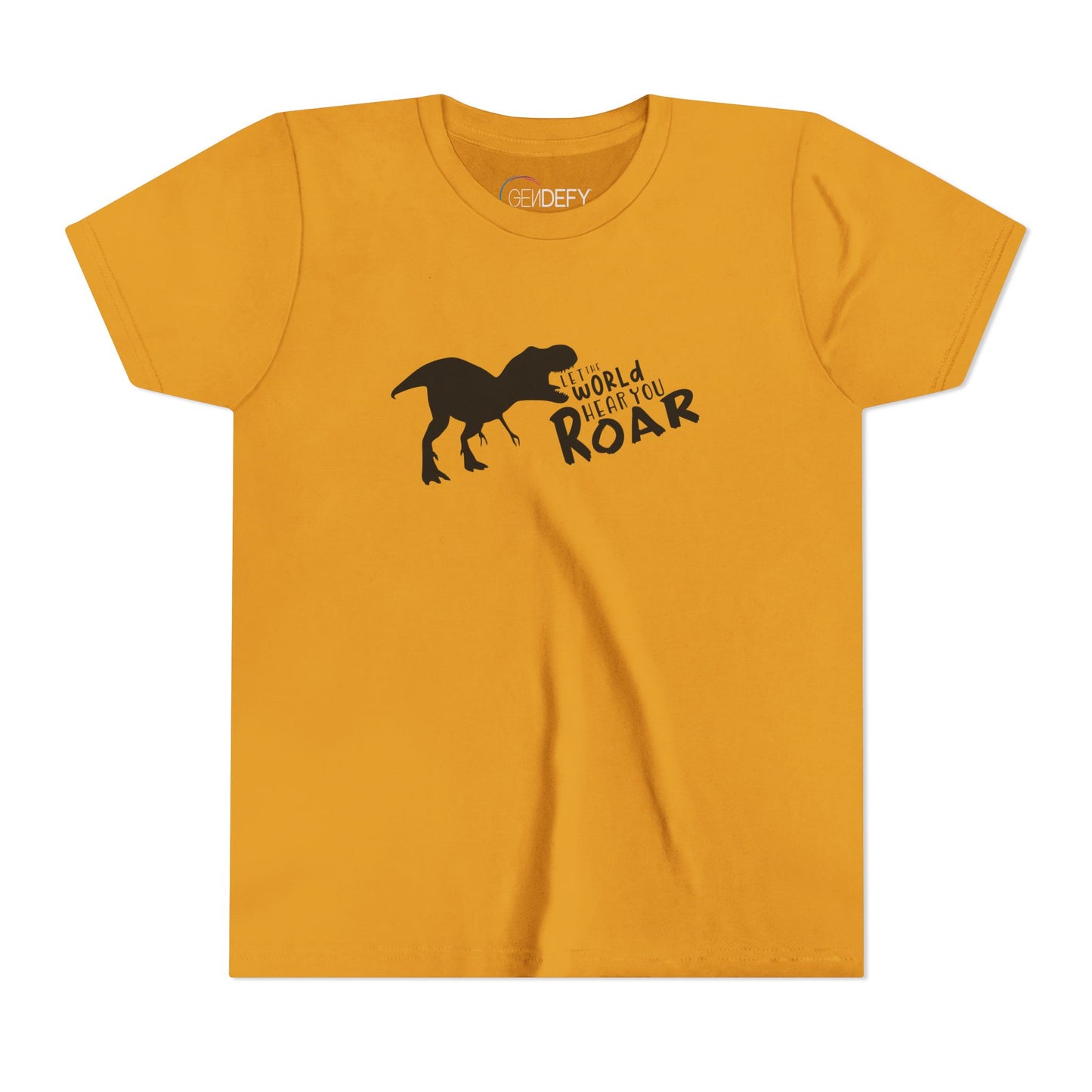 Let the World Hear You Roar Dinosaur | Youth T-Shirt