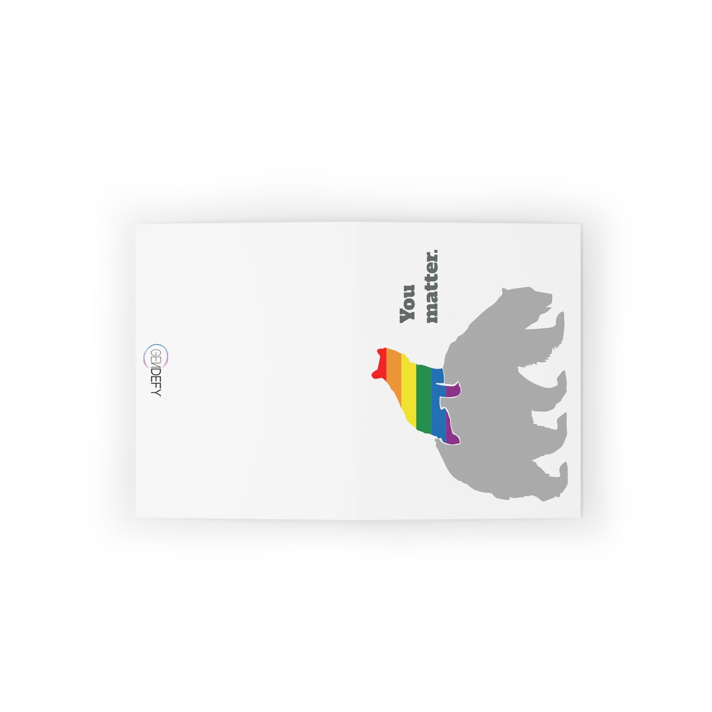 You Matter Papa & Baby Bear | Greeting Cards
