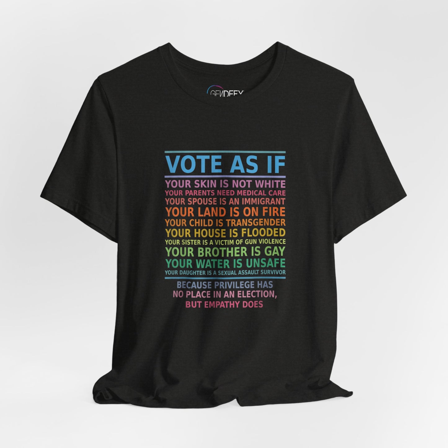 Vote With Empathy | Adult T-Shirt