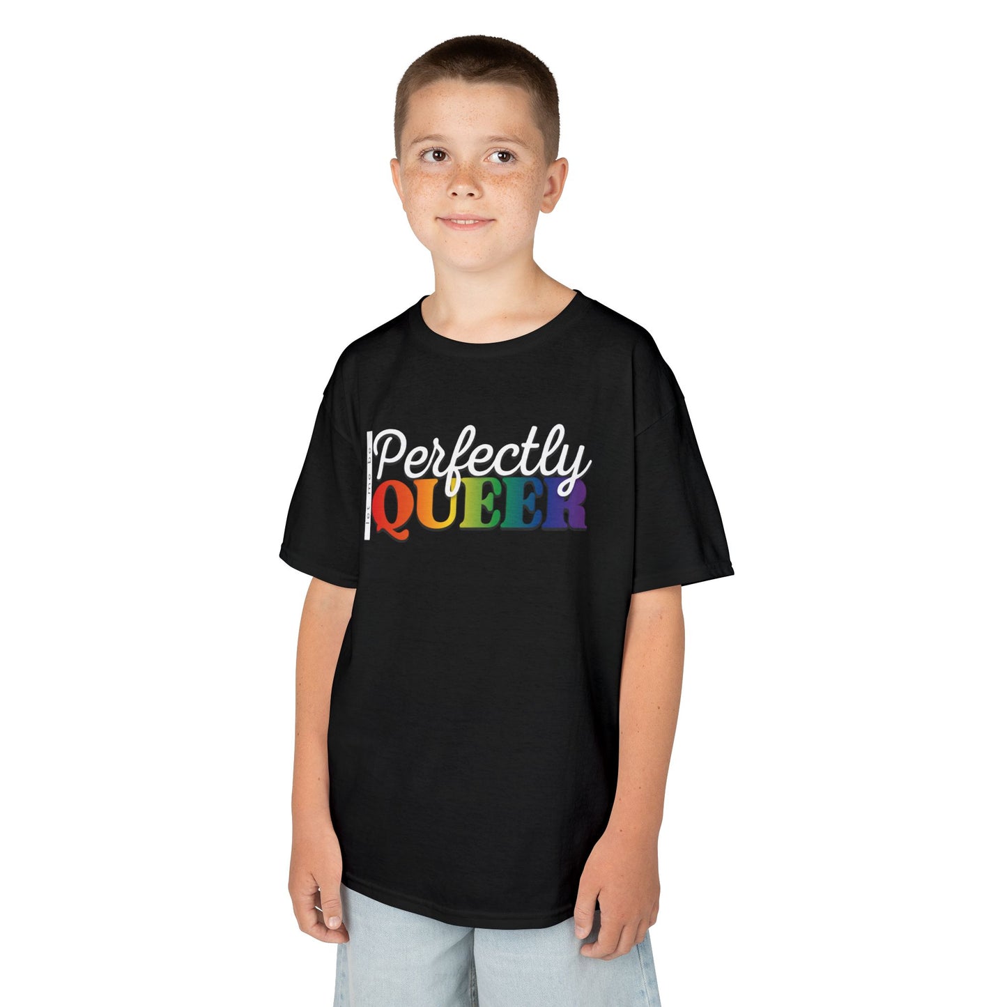 Let Me Be Perfectly Queer | Kids Heavy Cotton T-Shirt