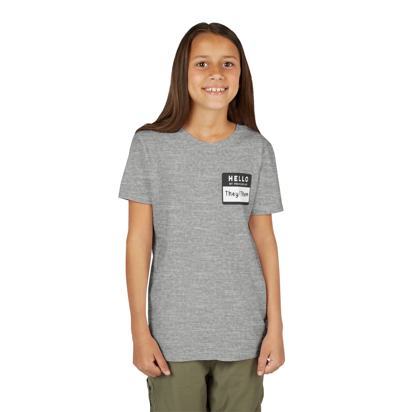 Hello, My Pronouns Are They/Them | Youth T-Shirt