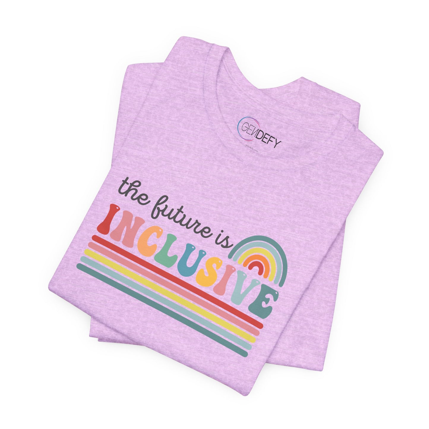 The Future Is Inclusive with Rainbow | Adult T-Shirt