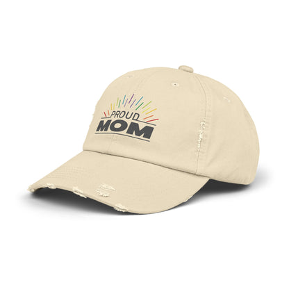 Proud Mom | Distressed Unisex Cap