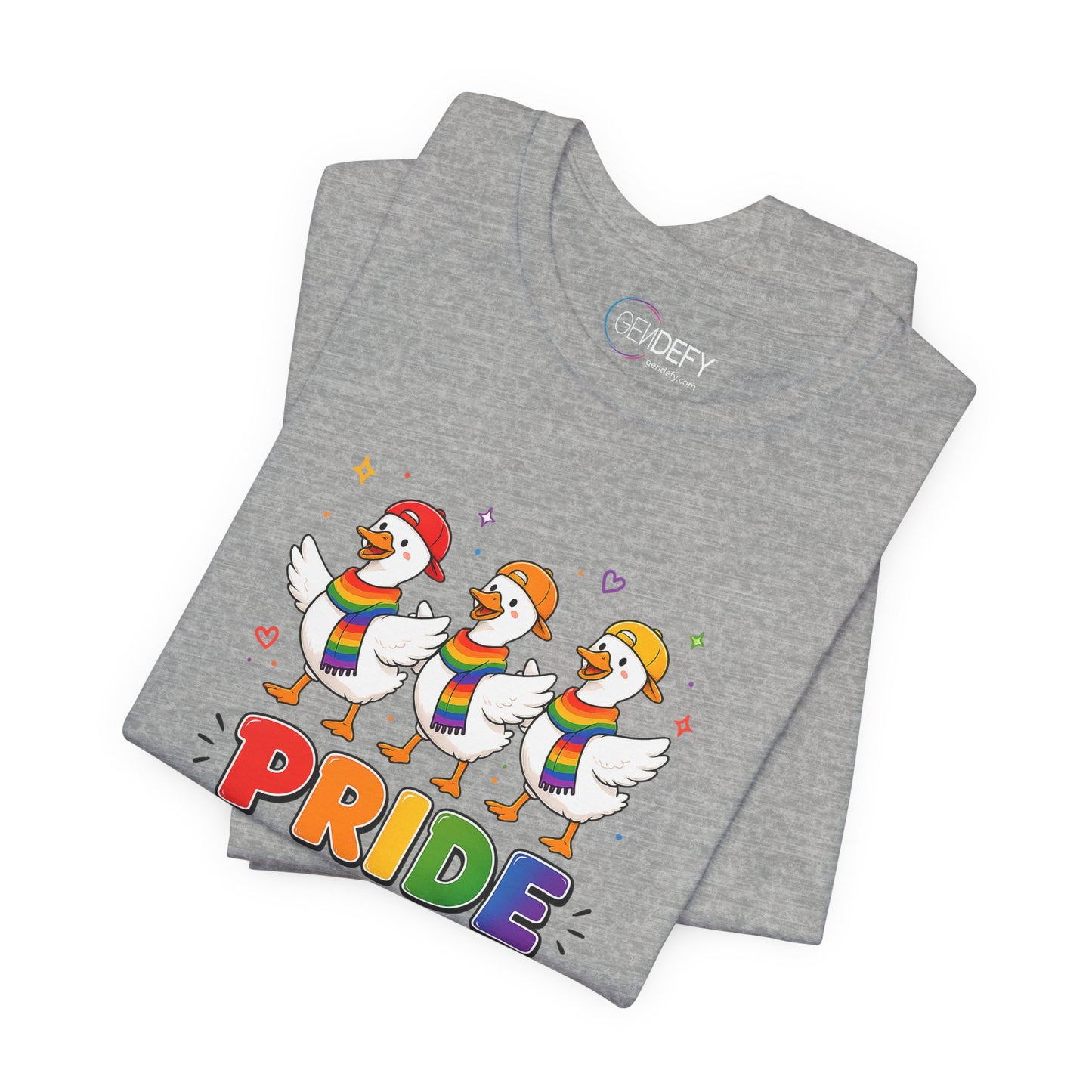 PRIDE Flock Rainbow Geese | Adult Tee