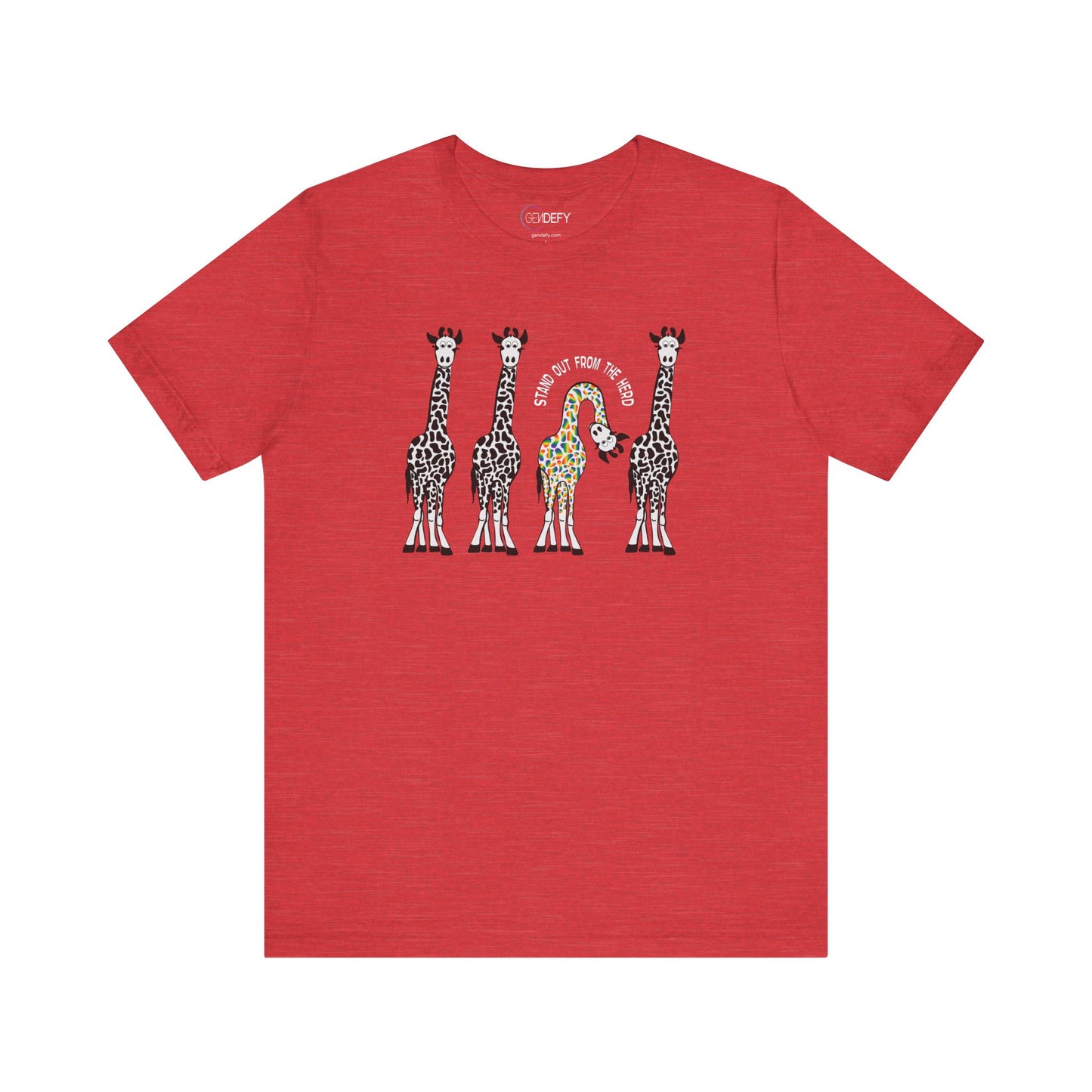 Giraffe - Stand Out From the Herd | Adult Tee