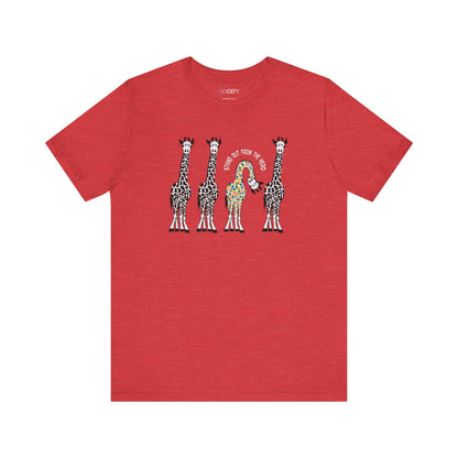 Giraffe - Stand Out From the Herd | Adult Tee