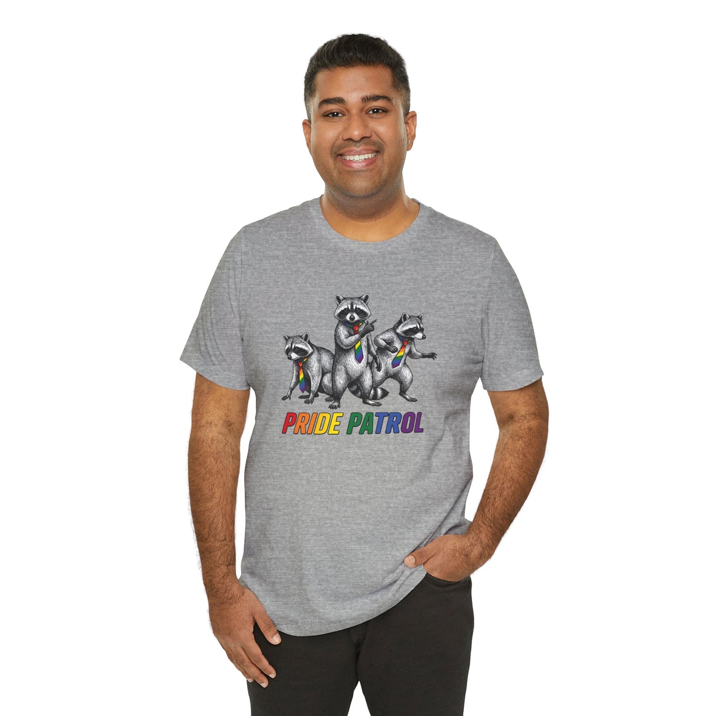 Rainbow Raccoon Pride Patrol — Adult Tee