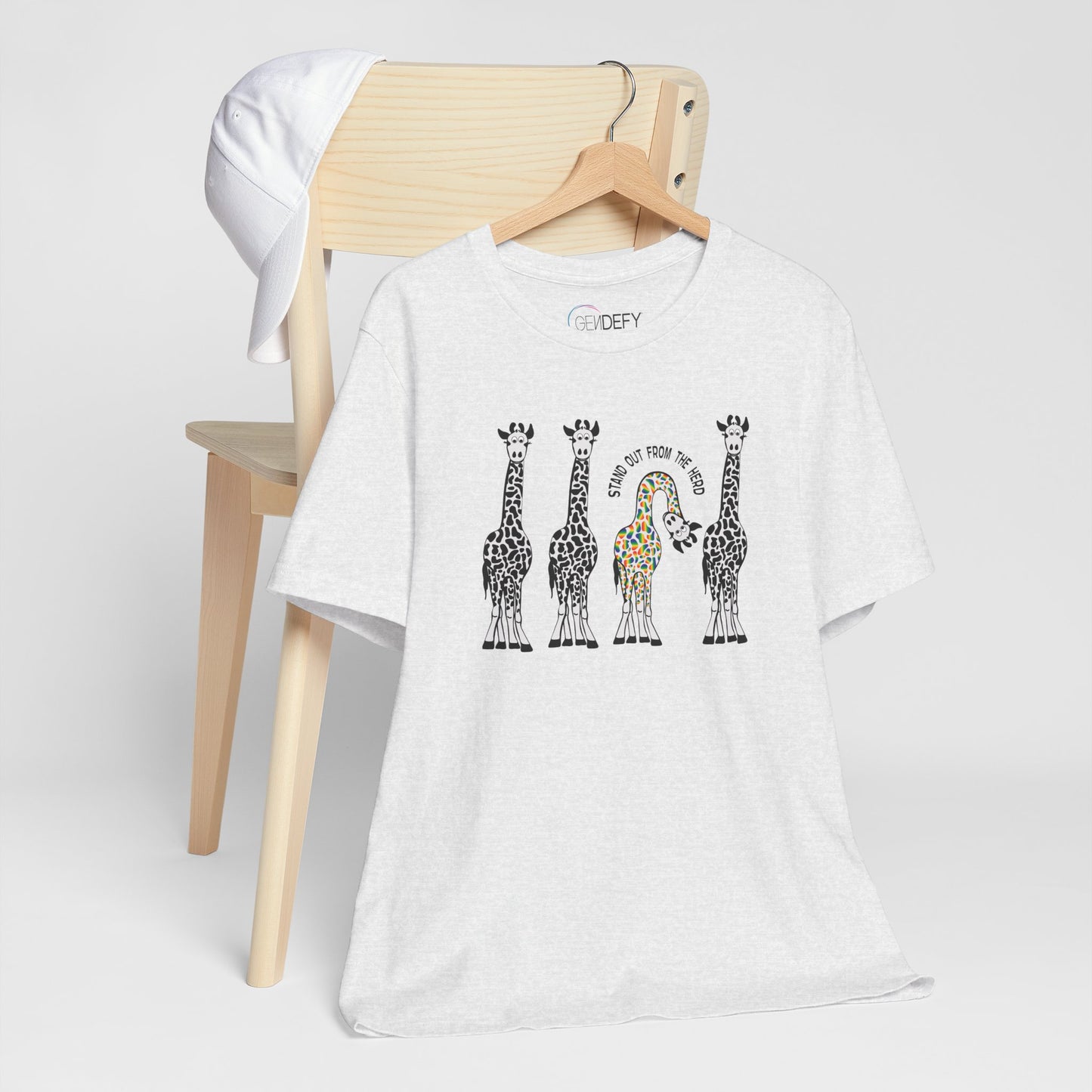 Giraffe - Stand Out From the Herd | Adult Tee