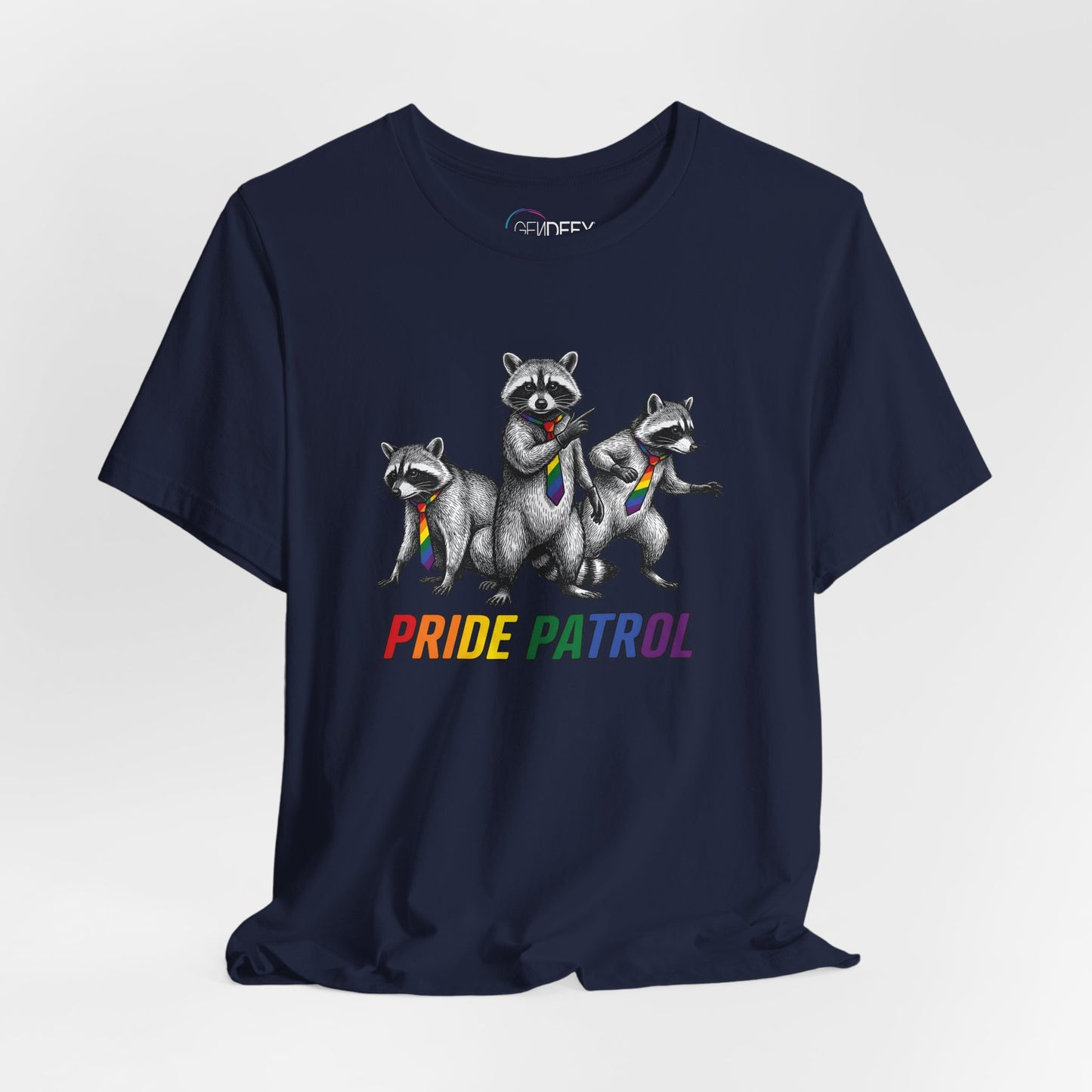 Rainbow Raccoon Pride Patrol — Adult Tee