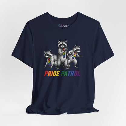 Rainbow Raccoon Pride Patrol — Adult Tee