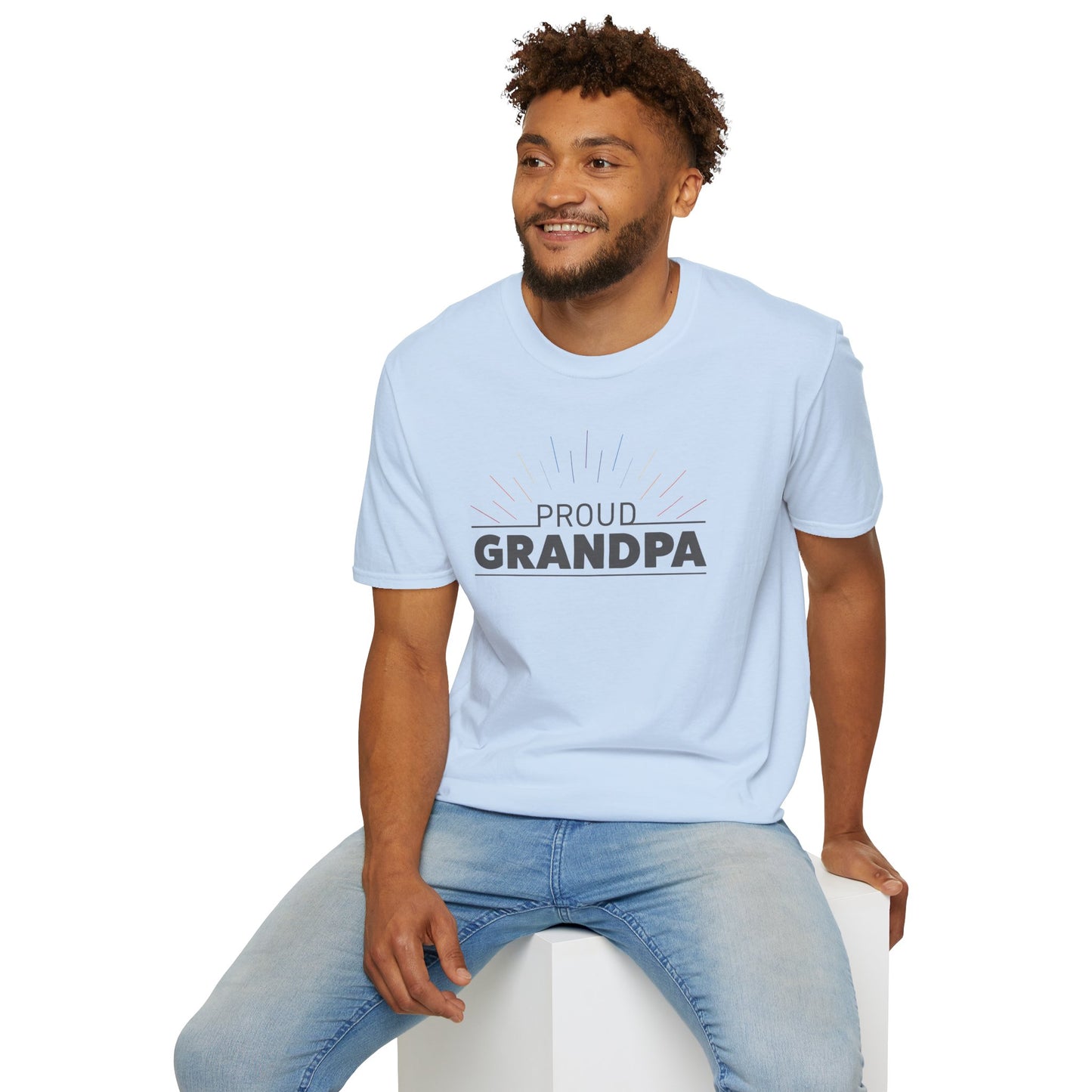 Proud Grandpa | Softstyle T-Shirt