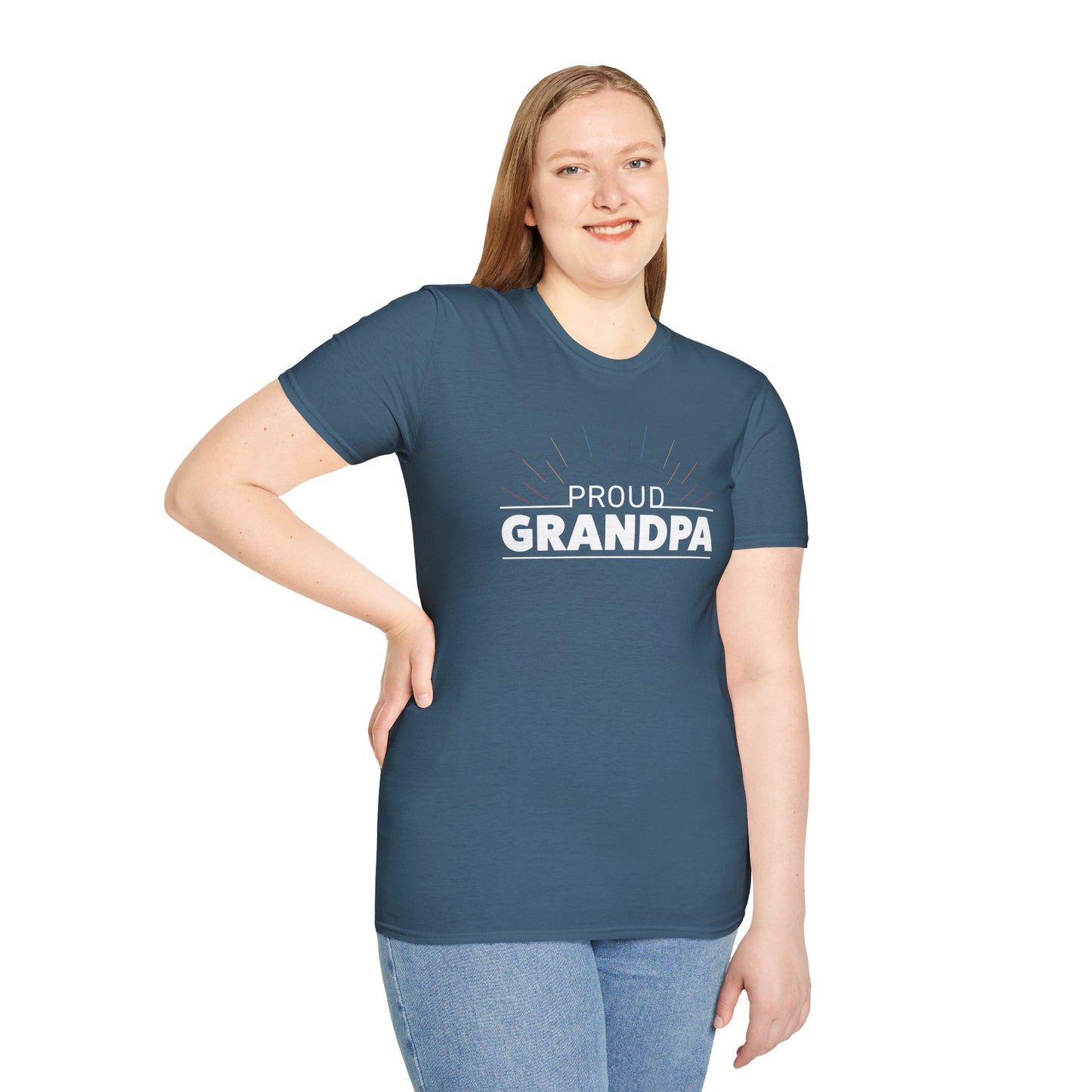 Proud Grandpa | Softstyle T-Shirt