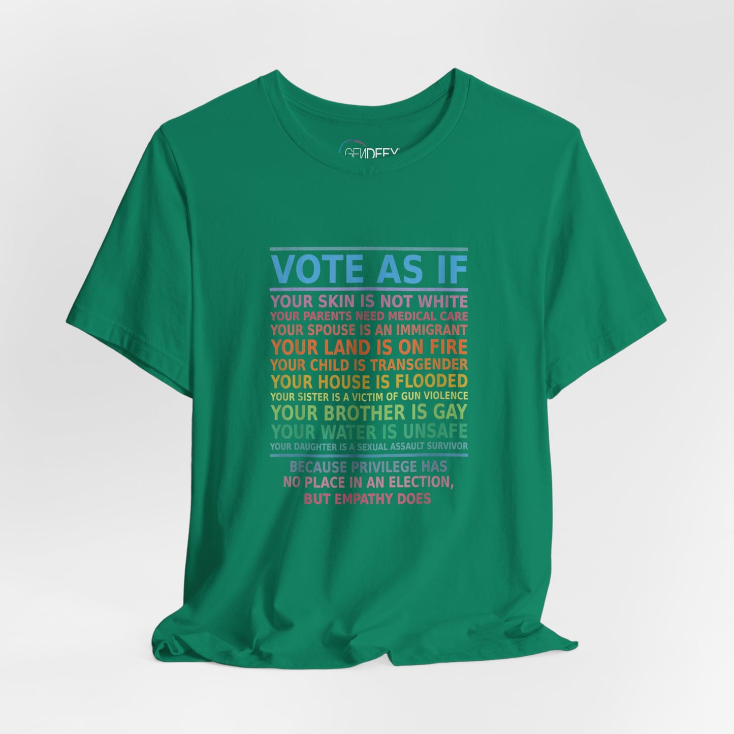 Vote With Empathy | Adult T-Shirt
