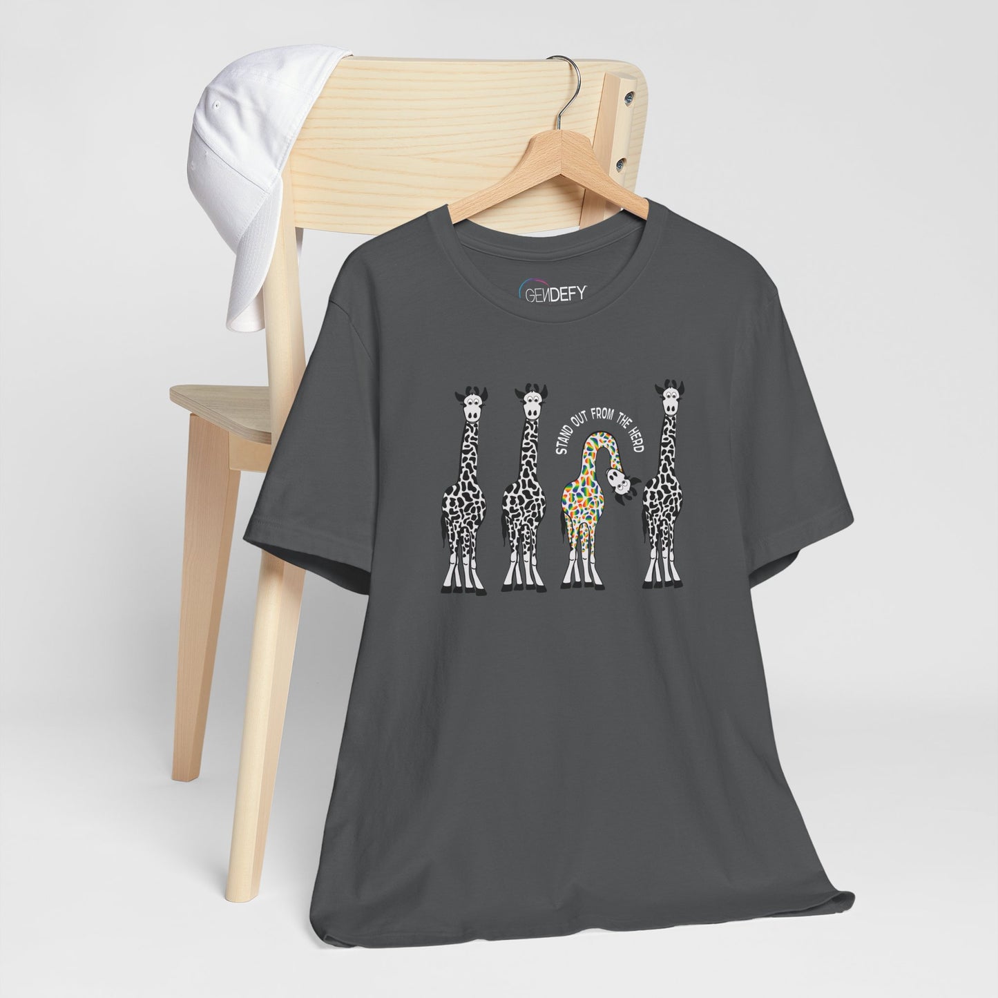 Giraffe - Stand Out From the Herd | Adult Tee