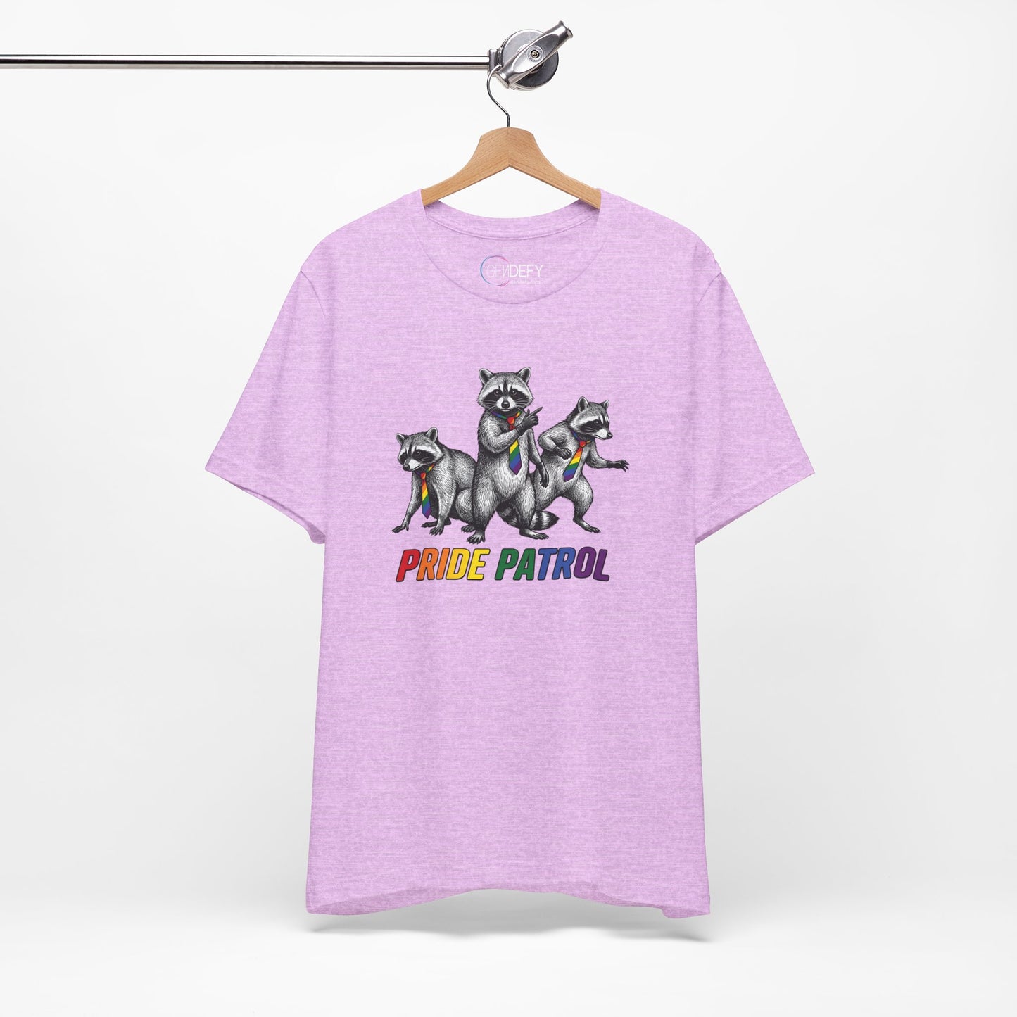 Rainbow Raccoon Pride Patrol — Adult Tee