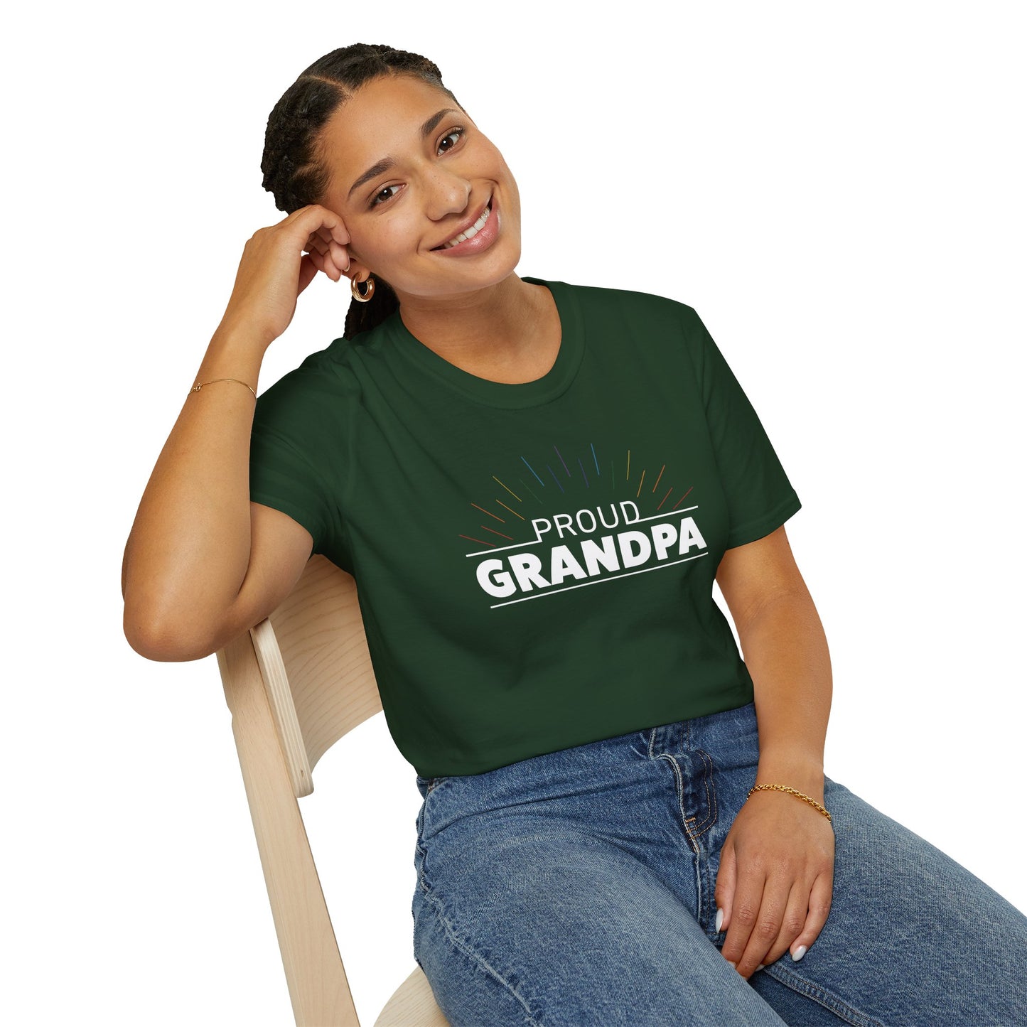 Proud Grandpa | Softstyle T-Shirt