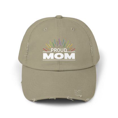 Proud Mom | Distressed Unisex Cap