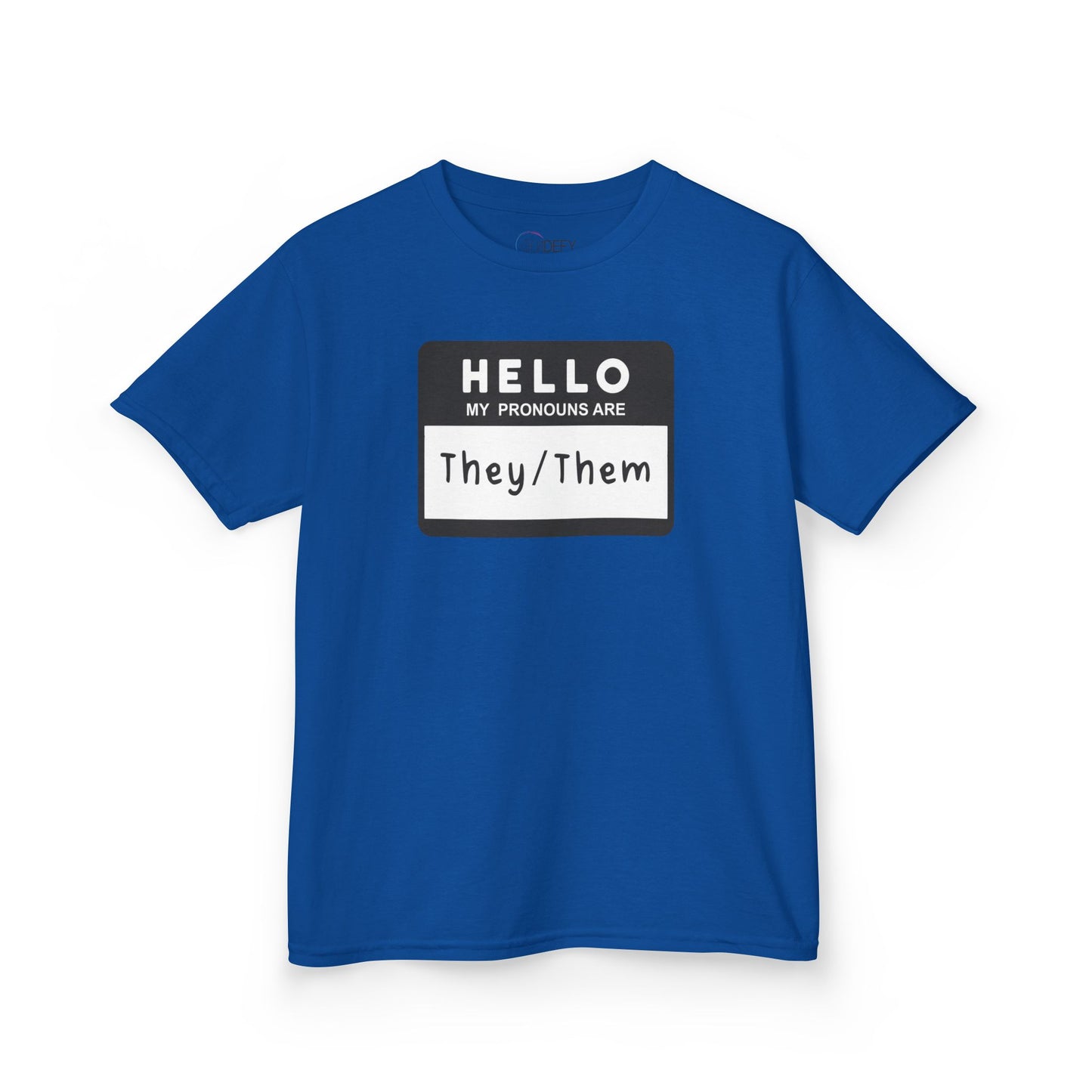 Hello, My Pronouns Are They/Them | Youth T-Shirt
