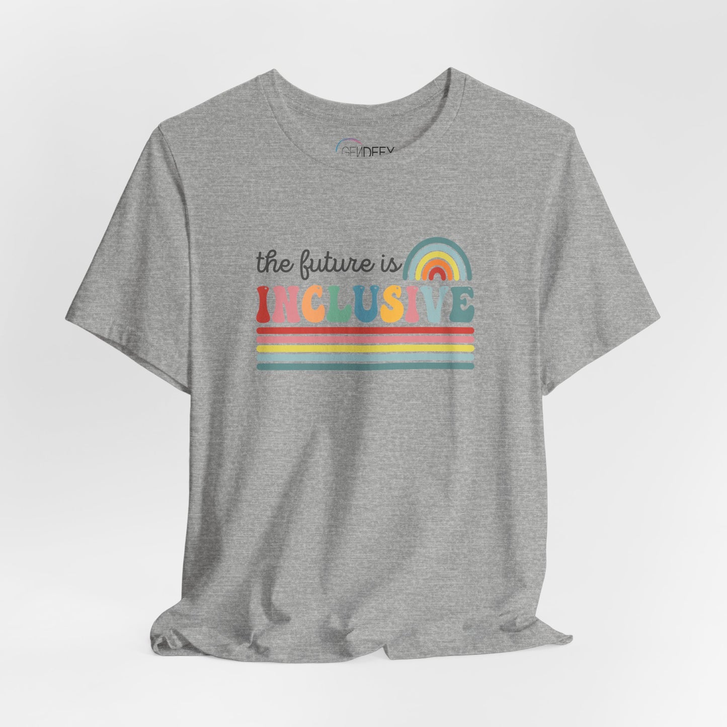 The Future Is Inclusive with Rainbow | Adult T-Shirt