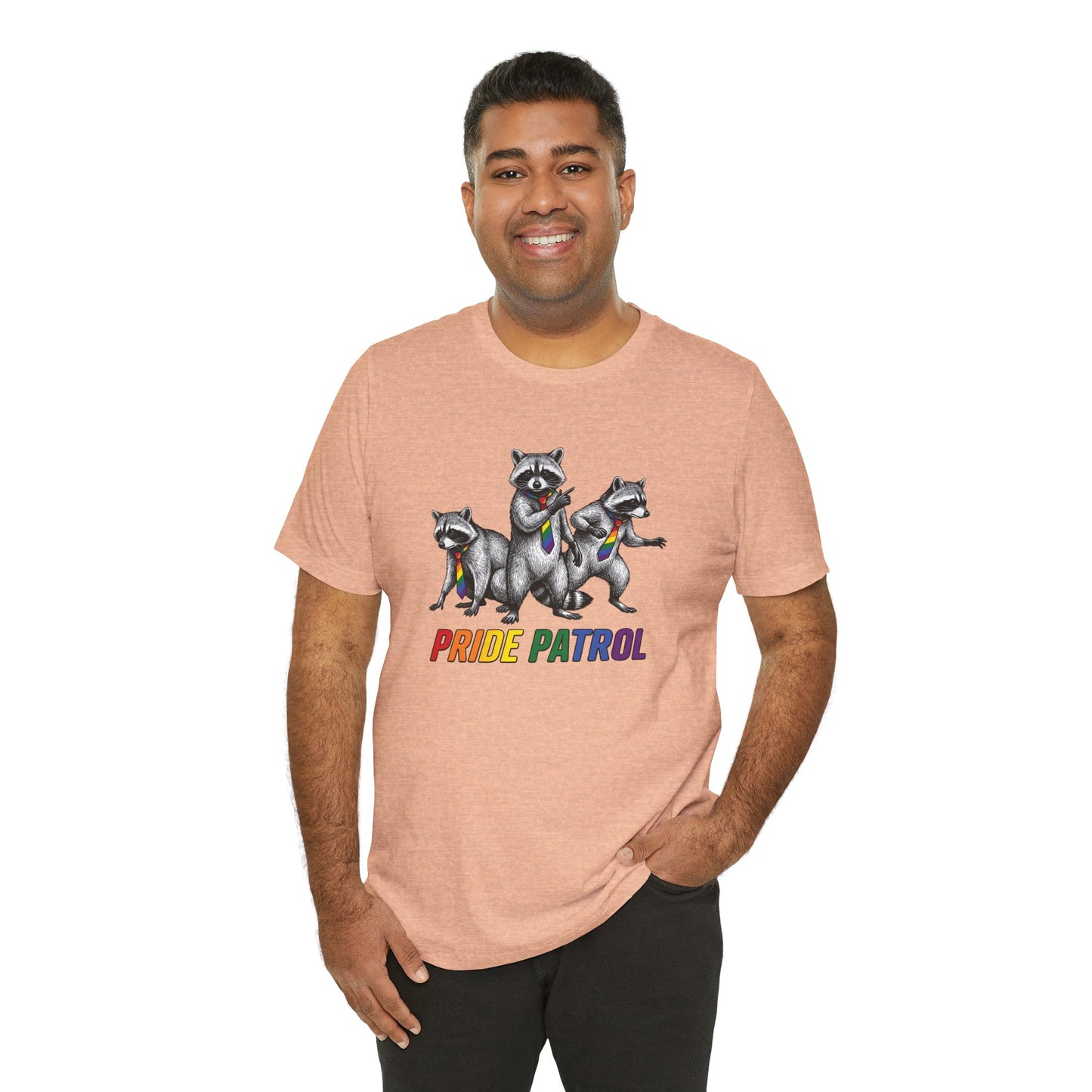 Rainbow Raccoon Pride Patrol — Adult Tee