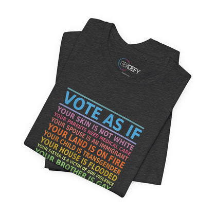 Vote With Empathy | Adult T-Shirt