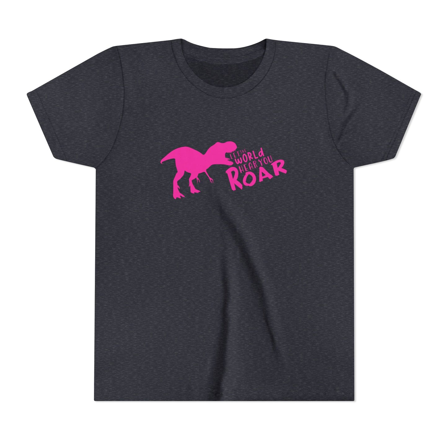 Let the World Hear You Roar Dinosaur | Youth T-Shirt