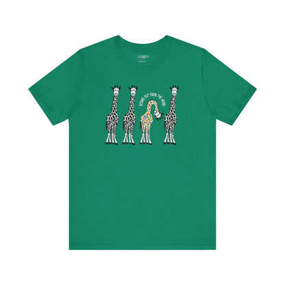 Giraffe - Stand Out From the Herd | Adult Tee