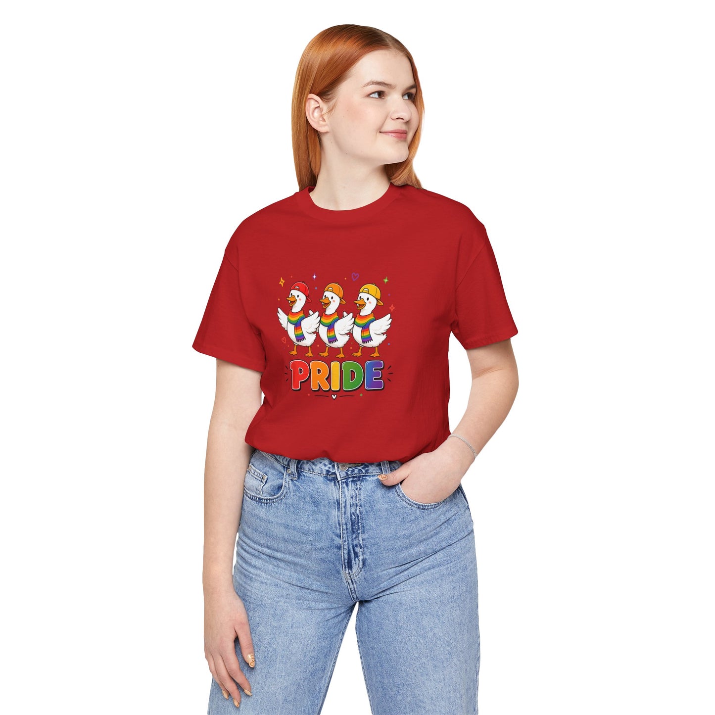 PRIDE Flock Rainbow Geese | Adult Tee