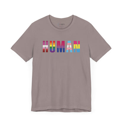 HUMAN Pride Flag - T-Shirt