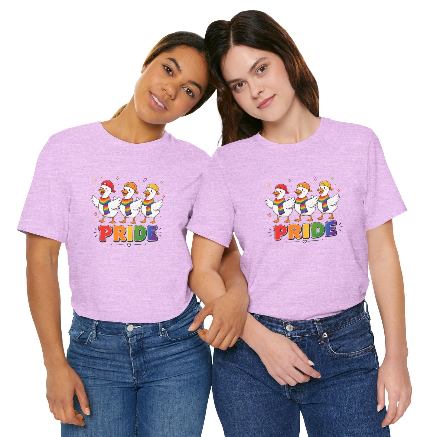 PRIDE Flock Rainbow Geese | Adult Tee