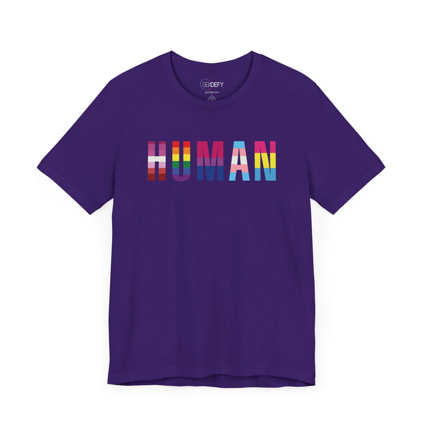 HUMAN Pride Flag - T-Shirt