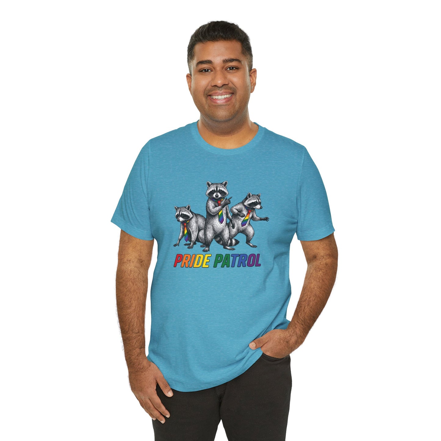 Rainbow Raccoon Pride Patrol — Adult Tee