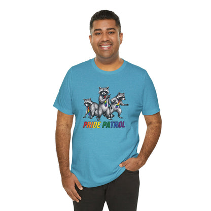 Rainbow Raccoon Pride Patrol — Adult Tee