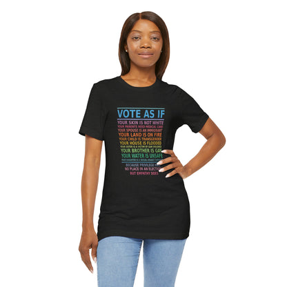 Vote With Empathy | Adult T-Shirt