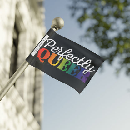 Let Me Be Perfectly Queer | Indoor/Outdoor Pride Flag Wall Art