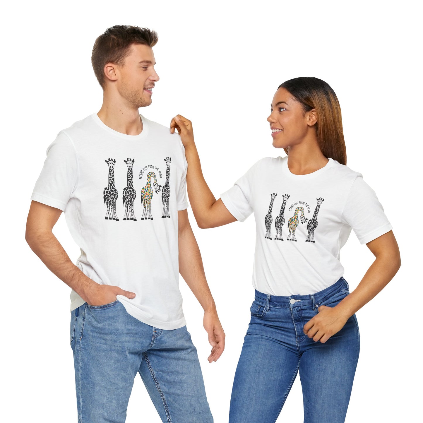 Giraffe - Stand Out From the Herd | Adult Tee